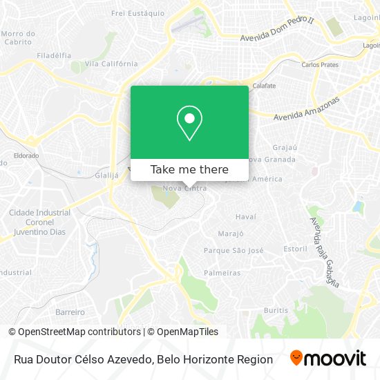 Rua Doutor Célso Azevedo map