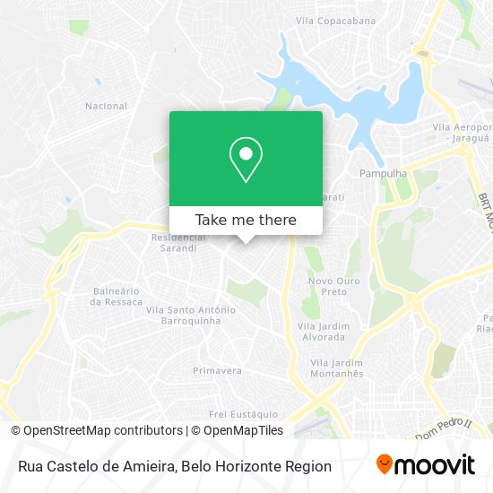 Rua Castelo de Amieira map