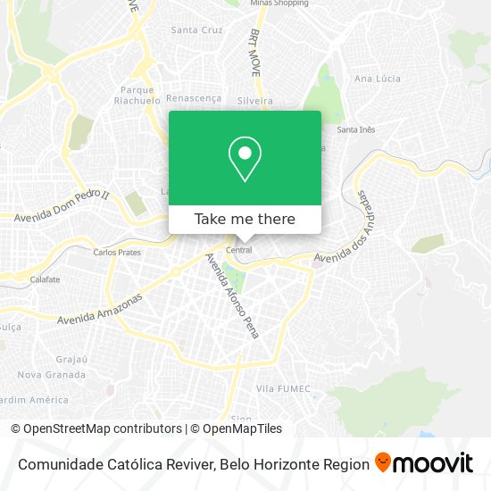 Comunidade Católica Reviver map