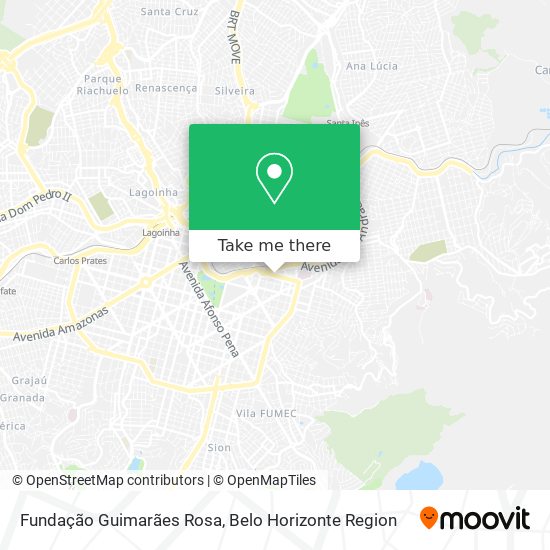 Fundação Guimarães Rosa map