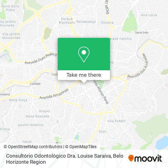 Consultório Odontológico Dra. Louise Saraiva map