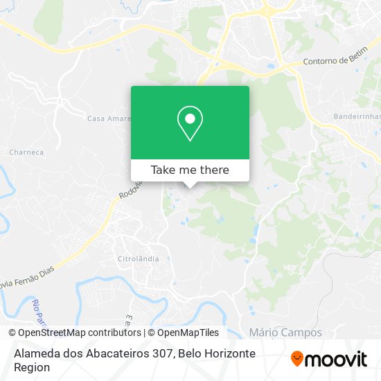 Alameda dos Abacateiros 307 map