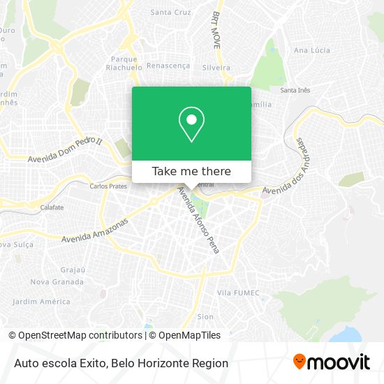 Auto escola Exito map
