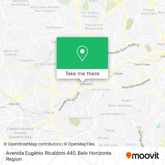 Mapa Avenida Eugênio Ricaldoni 440
