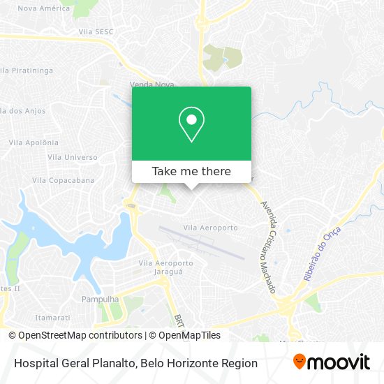 Hospital Geral Planalto map