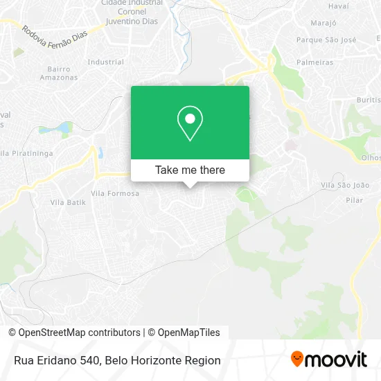 Rua Eridano 540 map