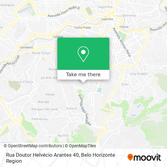 Rua Doutor Helvécio Arantes 40 map