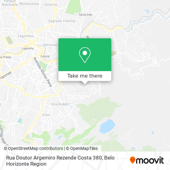 Rua Doutor Argemiro Rezende Costa 380 map