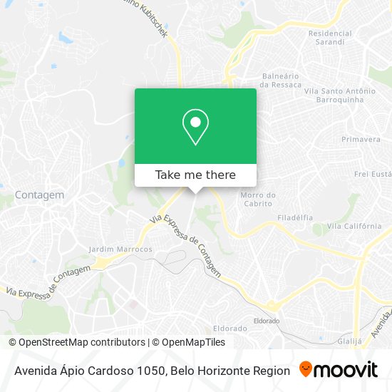 Avenida Ápio Cardoso 1050 map