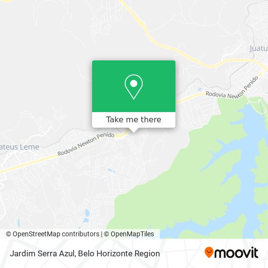 Jardim Serra Azul map
