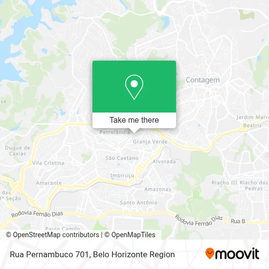 Rua Pernambuco 701 map