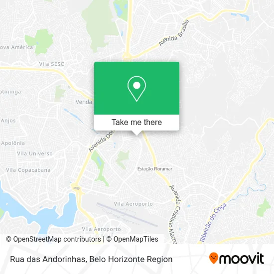 Rua das Andorinhas map