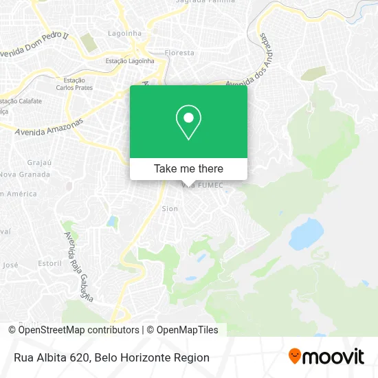Rua Albita 620 map