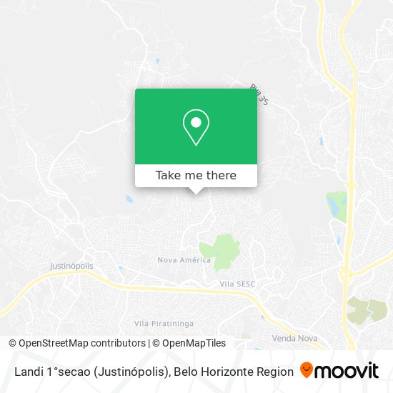 Landi 1°secao (Justinópolis) map