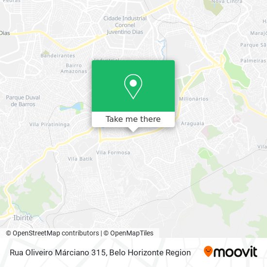 Rua Oliveiro Márciano 315 map