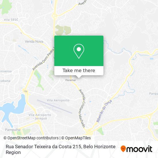 Mapa Rua Senador Teixeira da Costa 215