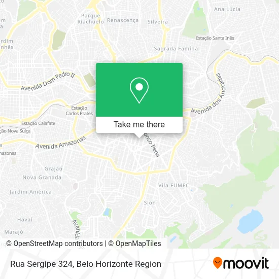 Rua Sergipe 324 map