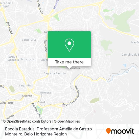 Escola Estadual Professora Amélia de Castro Monteiro map