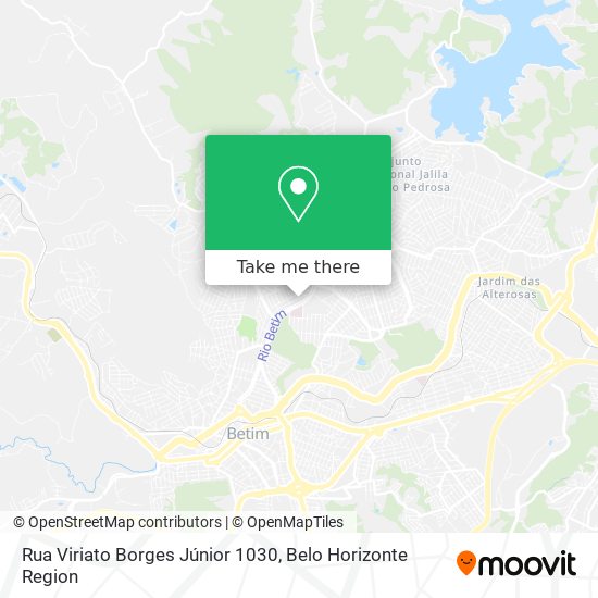 Rua Viriato Borges Júnior 1030 map