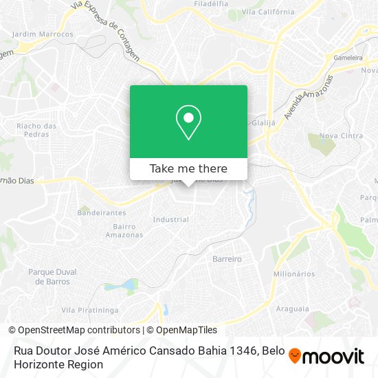 Rua Doutor José Américo Cansado Bahia 1346 map