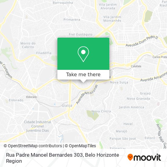 Rua Padre Manoel Bernardes 303 map