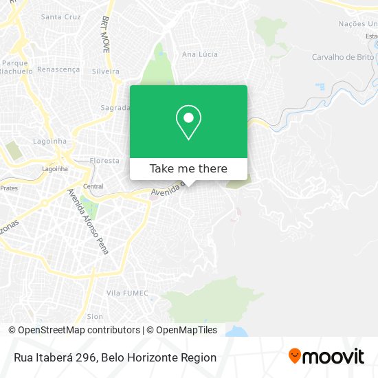Rua Itaberá 296 map