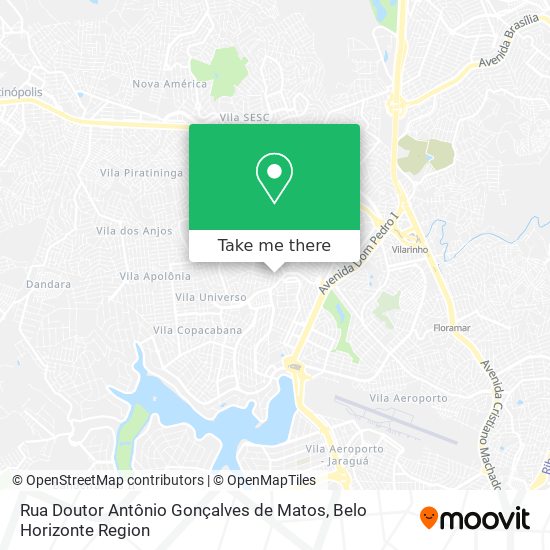 Rua Doutor Antônio Gonçalves de Matos map
