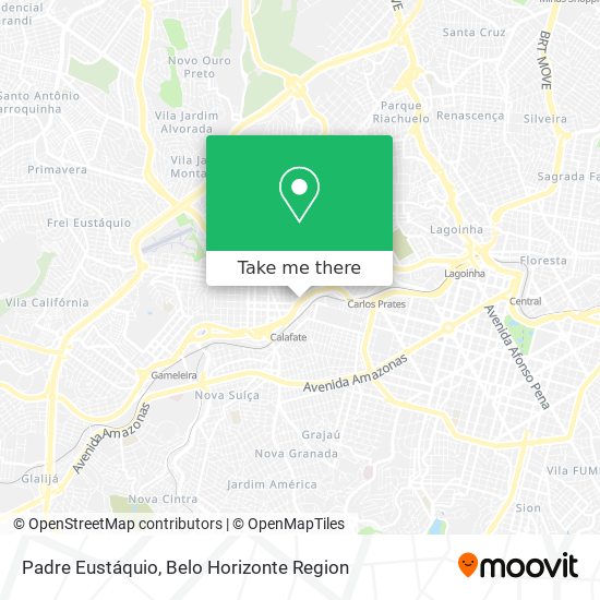 Padre Eustáquio map