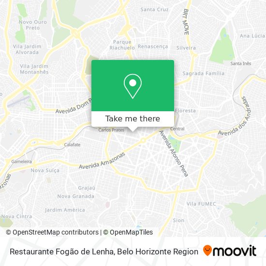 Restaurante Fogão de Lenha map