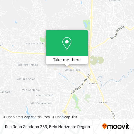 Mapa Rua Rosa Zandona 289