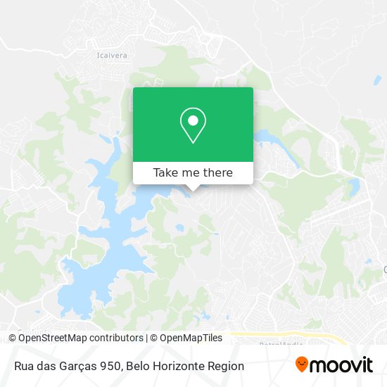 Rua das Garças 950 map