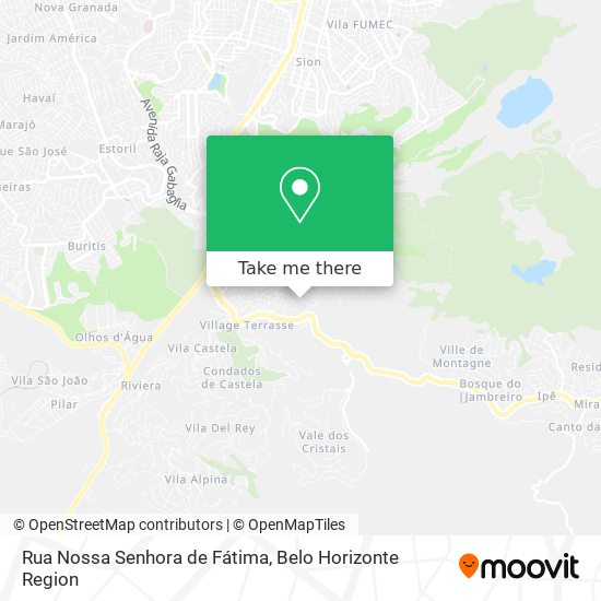 Rua Nossa Senhora de Fátima map