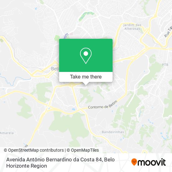 Avenida Antônio Bernardino da Costa 84 map