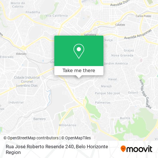 Mapa Rua José Roberto Resende 240