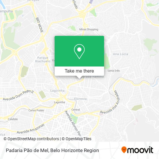 Padaria Pão de Mel map