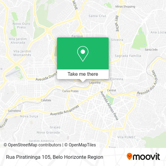 Rua Piratininga 105 map