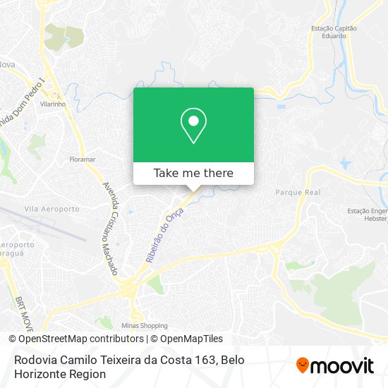 Rodovia Camilo Teixeira da Costa 163 map