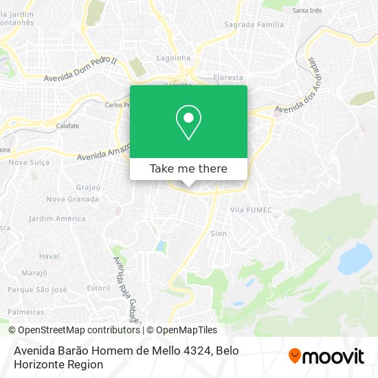Avenida Barão Homem de Mello 4324 map