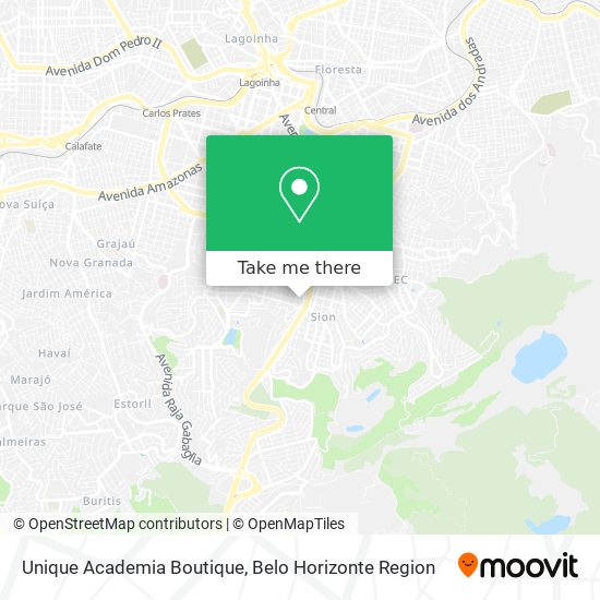 Unique Academia Boutique map
