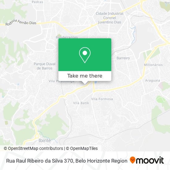 Rua Raul Ribeiro da Silva 370 map