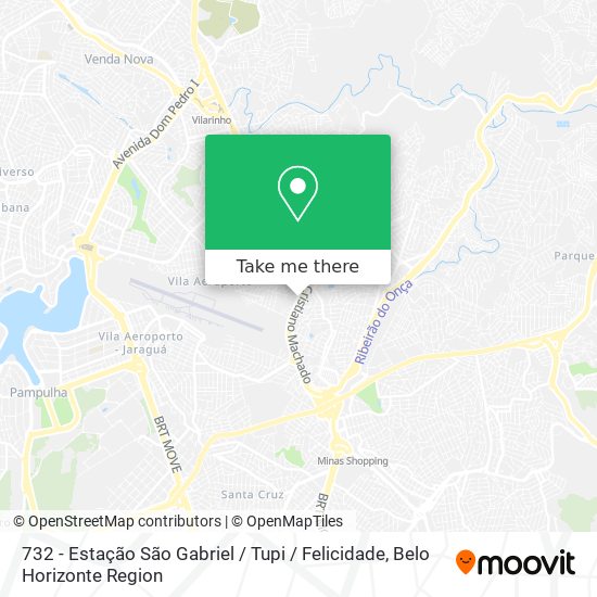 732 - Estação São Gabriel / Tupi / Felicidade map