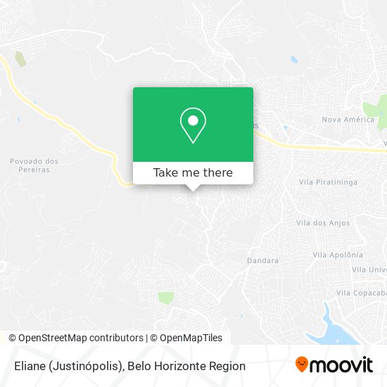 Eliane (Justinópolis) map