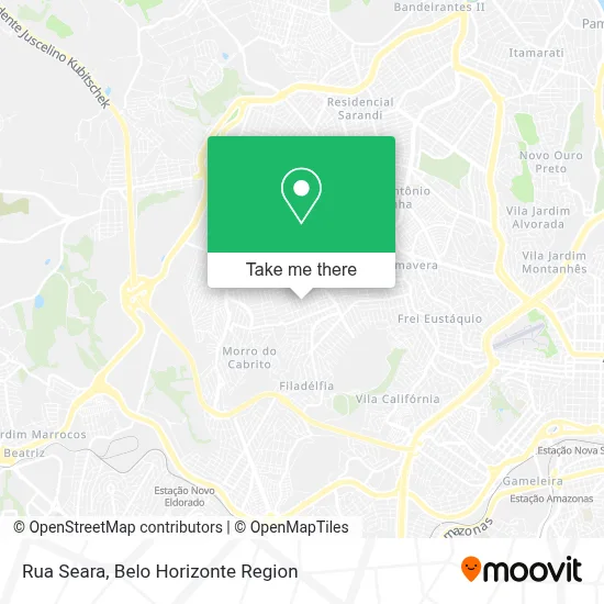 Rua Seara map