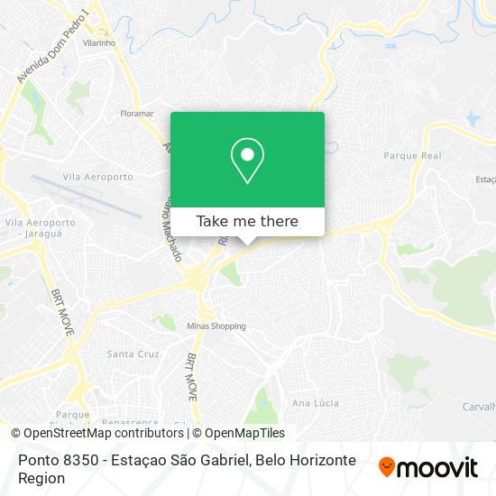 Ponto 8350 - Estaçao São Gabriel map