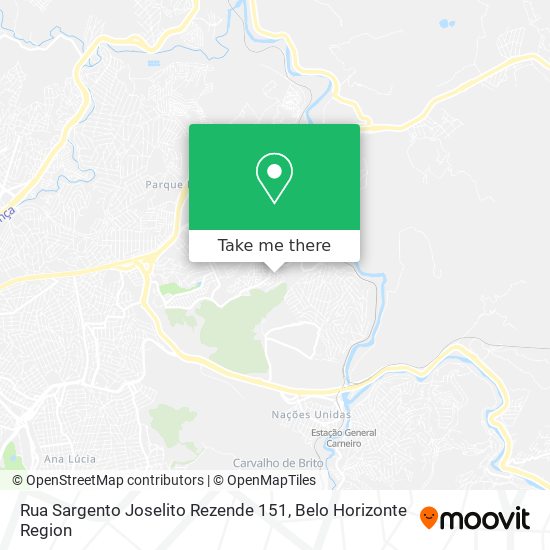 Rua Sargento Joselito Rezende 151 map