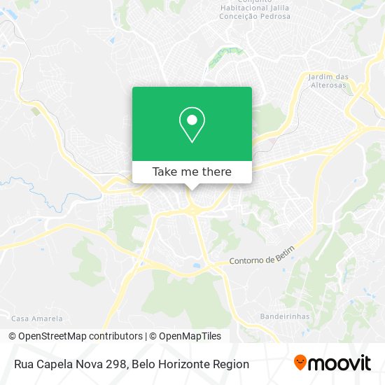 Rua Capela Nova 298 map