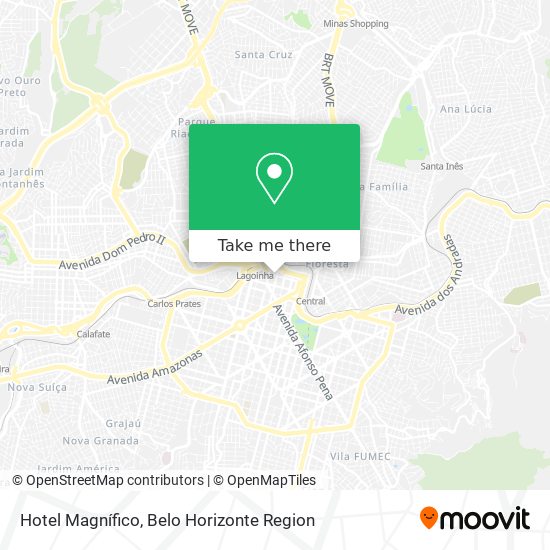 Hotel  Magnífico map