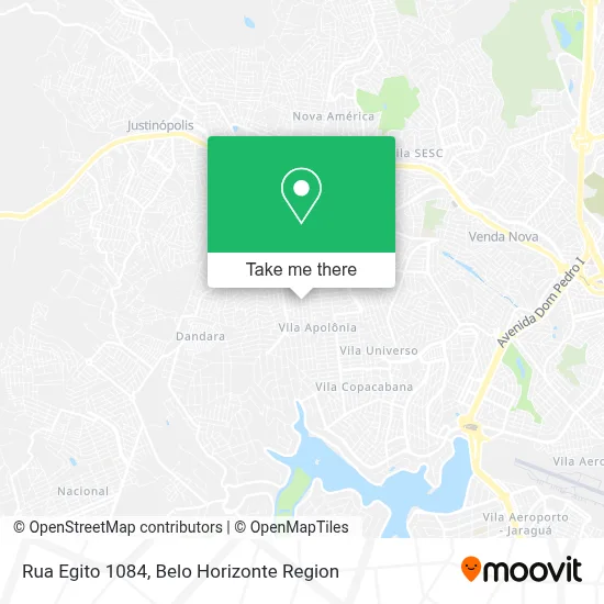 Rua Egito 1084 map