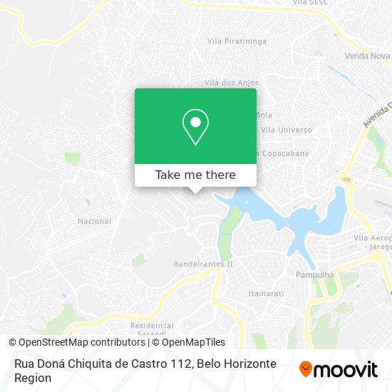 Rua Doná Chiquita de Castro 112 map