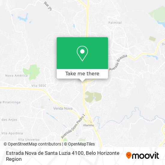 Estrada Nova de Santa Luzia 4100 map